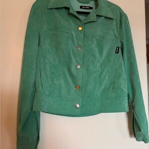 Teal Corduroy Jacket